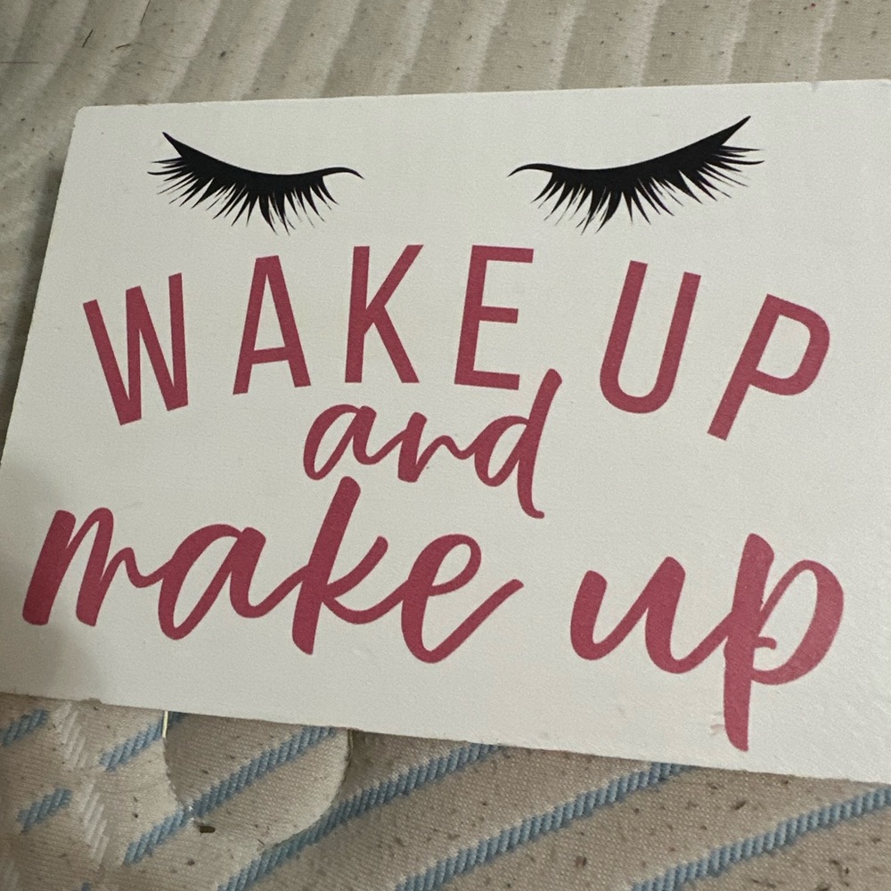 Makeup sign